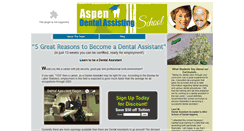 Desktop Screenshot of dentalassistantflagstaff.com